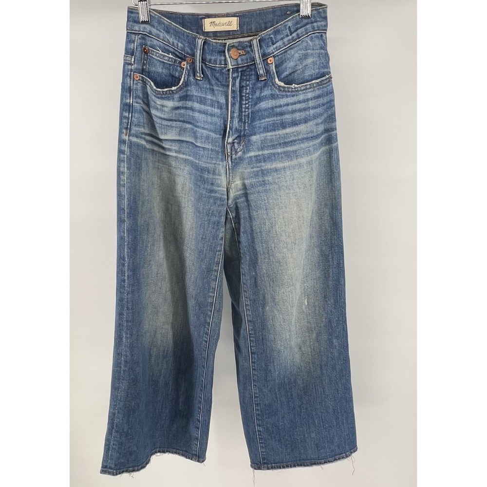Madewell Wide Leg Crop Jeans Womens Size 23